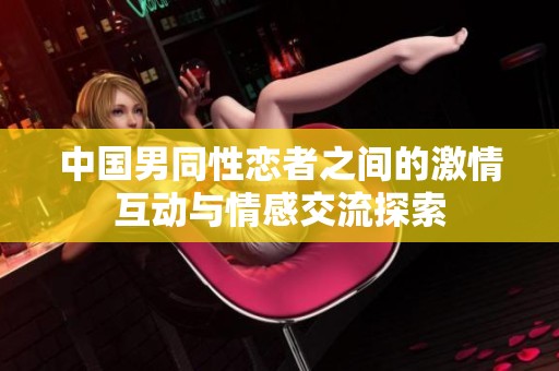 中国男同性恋者之间的激情互动与情感交流探索