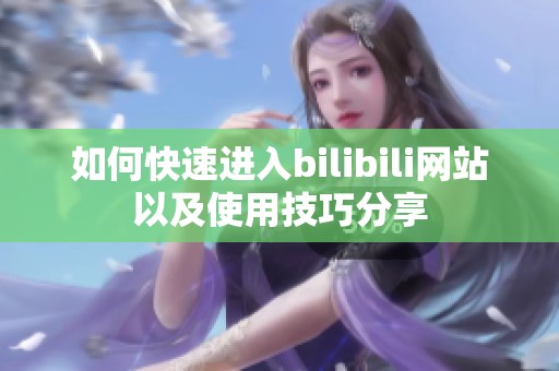 如何快速进入bilibili网站以及使用技巧分享