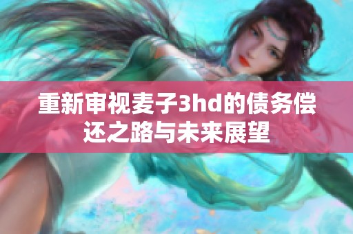 重新审视麦子3hd的债务偿还之路与未来展望