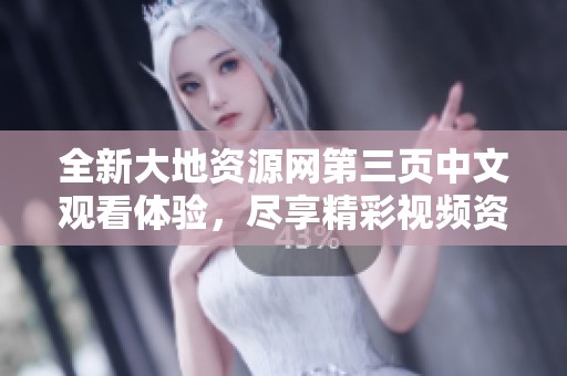 全新大地资源网第三页中文观看体验，尽享精彩视频资源