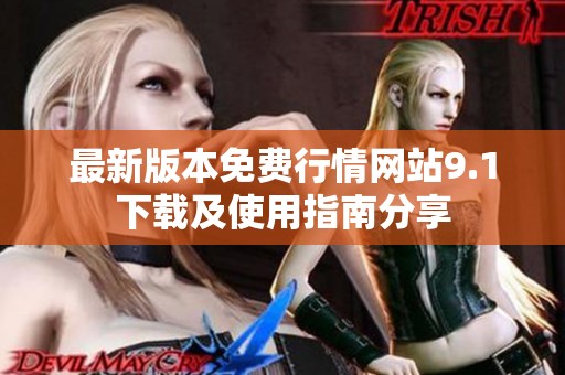 最新版本免费行情网站9.1下载及使用指南分享