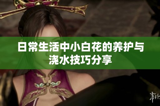 日常生活中小白花的养护与浇水技巧分享