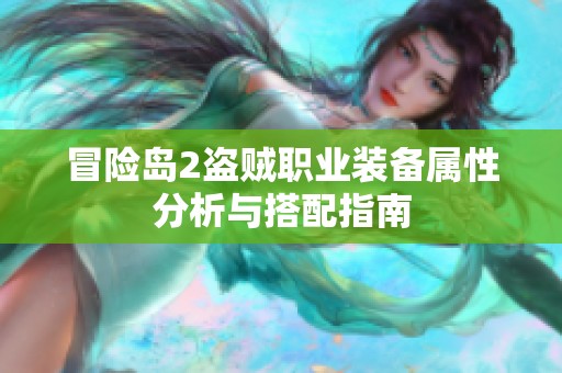 冒险岛2盗贼职业装备属性分析与搭配指南