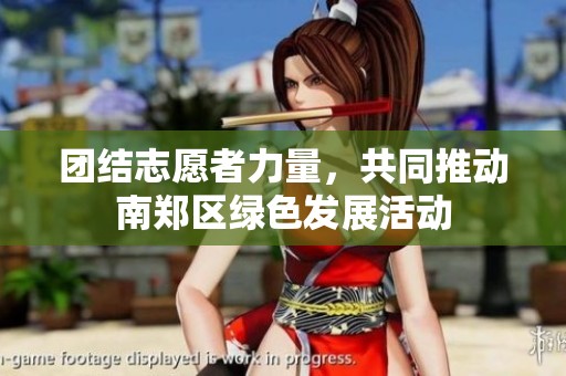 团结志愿者力量，共同推动南郑区绿色发展活动