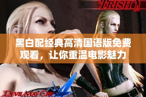 黑白配经典高清国语版免费观看，让你重温电影魅力