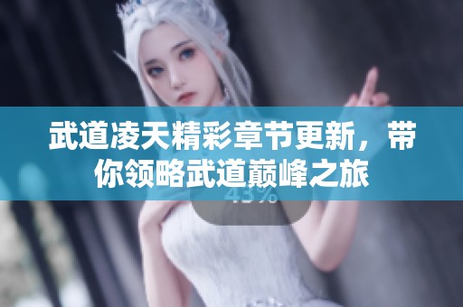 武道凌天精彩章节更新，带你领略武道巅峰之旅