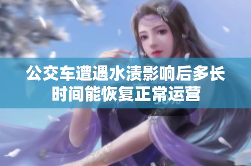 公交车遭遇水渍影响后多长时间能恢复正常运营