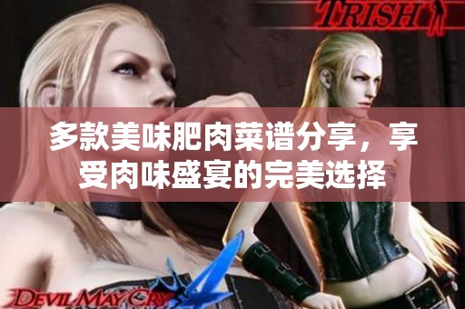 多款美味肥肉菜谱分享，享受肉味盛宴的完美选择