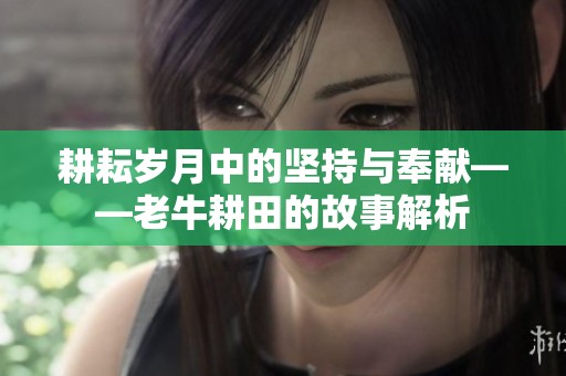 耕耘岁月中的坚持与奉献——老牛耕田的故事解析
