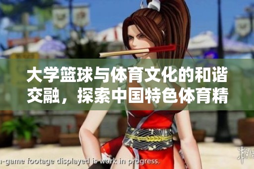 大学篮球与体育文化的和谐交融，探索中国特色体育精神