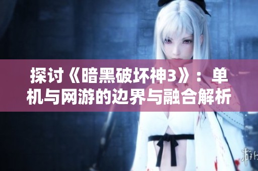 探讨《暗黑破坏神3》：单机与网游的边界与融合解析
