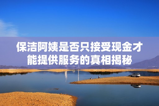 保洁阿姨是否只接受现金才能提供服务的真相揭秘