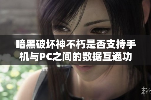 暗黑破坏神不朽是否支持手机与PC之间的数据互通功能解析