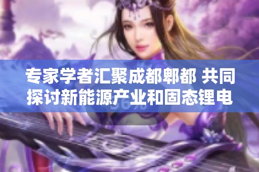 专家学者汇聚成都郫都 共同探讨新能源产业和固态锂电技术创新
