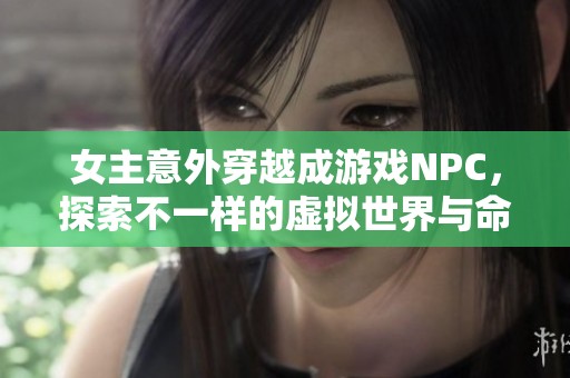 女主意外穿越成游戏NPC，探索不一样的虚拟世界与命运
