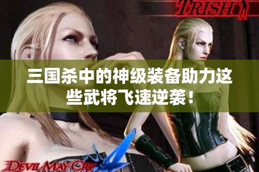 三国杀中的神级装备助力这些武将飞速逆袭！
