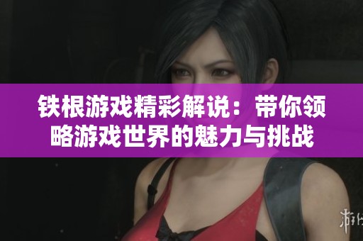 铁根游戏精彩解说：带你领略游戏世界的魅力与挑战