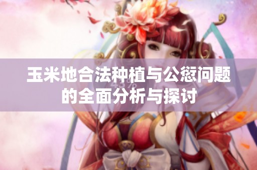 玉米地合法种植与公愆问题的全面分析与探讨