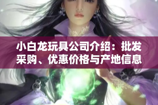 小白龙玩具公司介绍：批发采购、优惠价格与产地信息一览