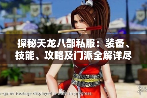 探秘天龙八部私服：装备、技能、攻略及门派全解详尽分析