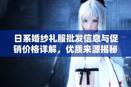日系婚纱礼服批发信息与促销价格详解，优质来源揭秘