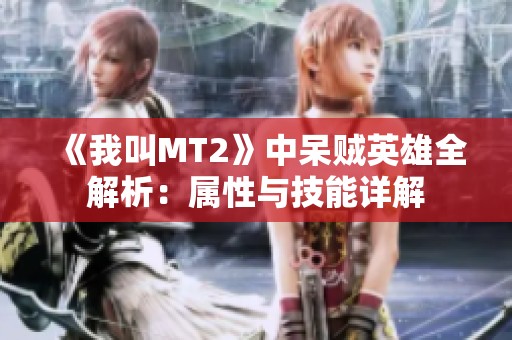 《我叫MT2》中呆贼英雄全解析：属性与技能详解
