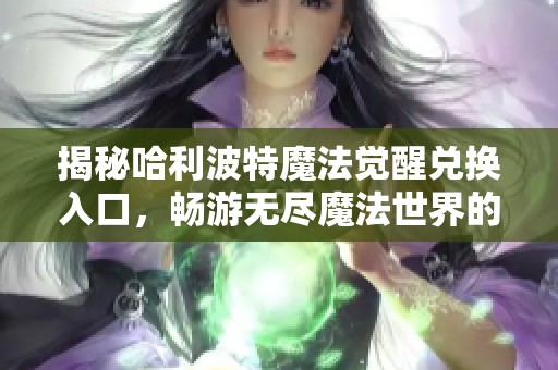 揭秘哈利波特魔法觉醒兑换入口，畅游无尽魔法世界的奥秘与乐趣