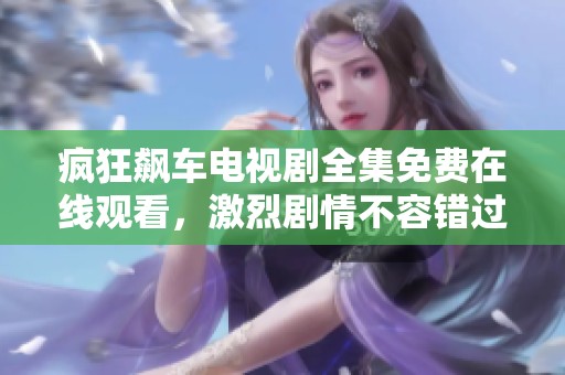 疯狂飙车电视剧全集免费在线观看，激烈剧情不容错过！