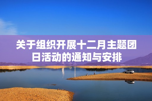 关于组织开展十二月主题团日活动的通知与安排
