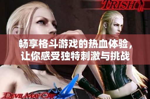 畅享格斗游戏的热血体验，让你感受独特刺激与挑战