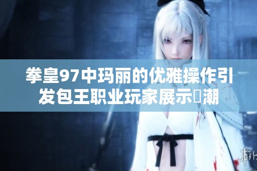 拳皇97中玛丽的优雅操作引发包王职业玩家展示熱潮
