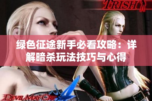 绿色征途新手必看攻略：详解暗杀玩法技巧与心得