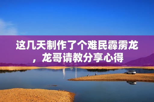 这几天制作了个难民霹雳龙，龙哥请教分享心得