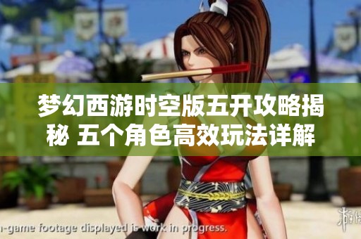 梦幻西游时空版五开攻略揭秘 五个角色高效玩法详解
