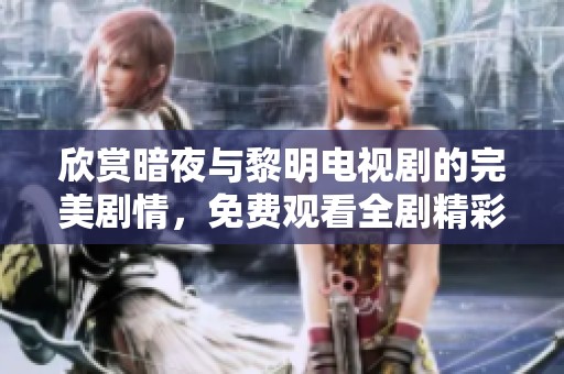 欣赏暗夜与黎明电视剧的完美剧情，免费观看全剧精彩内容