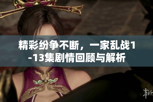 精彩纷争不断，一家乱战1-13集剧情回顾与解析