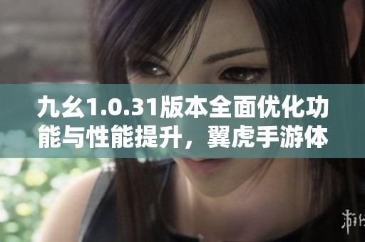 九幺1.0.31版本全面优化功能与性能提升，翼虎手游体验升级的全新篇章