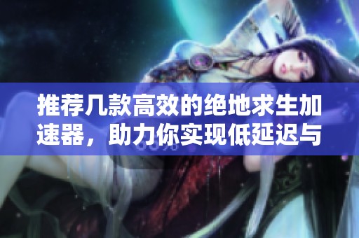 推荐几款高效的绝地求生加速器，助力你实现低延迟与稳定连接体验