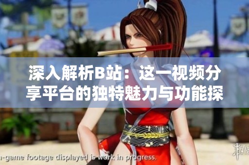 深入解析B站：这一视频分享平台的独特魅力与功能探索