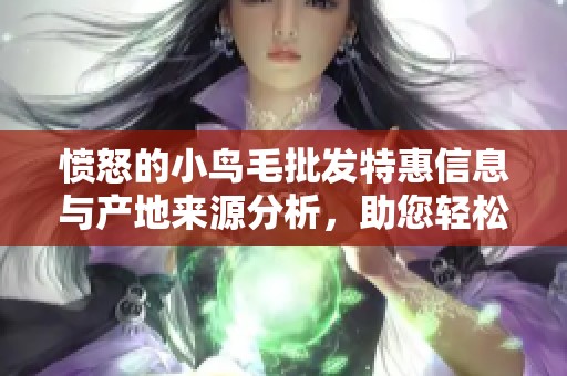 愤怒的小鸟毛批发特惠信息与产地来源分析，助您轻松采购优质产品