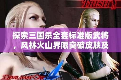 探索三国杀全套标准版武将，风林火山界限突破皮肤及桌游卡牌的精彩世界