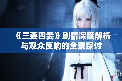 《三要四妾》剧情深度解析与观众反响的全景探讨