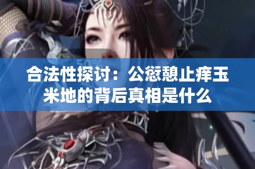 合法性探讨：公愆憩止痒玉米地的背后真相是什么