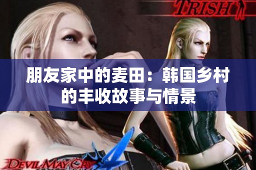 朋友家中的麦田：韩国乡村的丰收故事与情景
