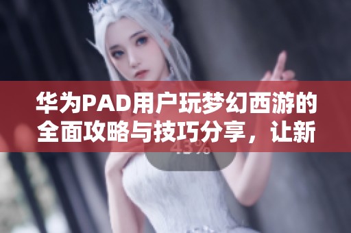 华为PAD用户玩梦幻西游的全面攻略与技巧分享，让新手轻松畅游传奇手游世界