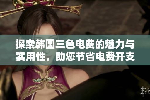探索韩国三色电费的魅力与实用性，助您节省电费开支