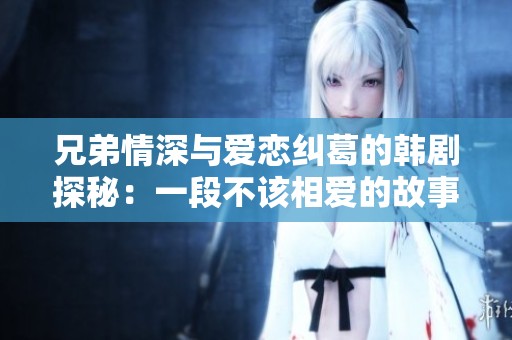 兄弟情深与爱恋纠葛的韩剧探秘：一段不该相爱的故事