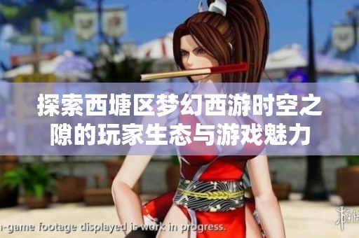 探索西塘区梦幻西游时空之隙的玩家生态与游戏魅力