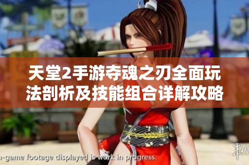天堂2手游夺魂之刃全面玩法剖析及技能组合详解攻略