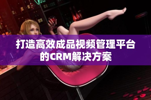 打造高效成品视频管理平台的CRM解决方案